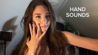 Gloria Luna ASMR: Hand Sounds ASMR ♡ Relaxing Hand Rubbing, Finger Flutters & Personal Attention