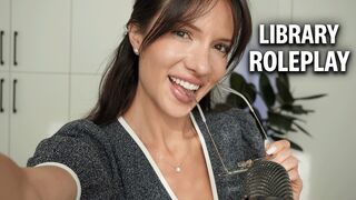 Yuliaaa: ASMR Cute girl flirts with you at the library!