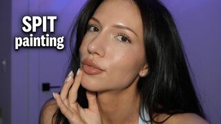 Yuliaaa: Trying ASMR Spit painting to melt your brain!