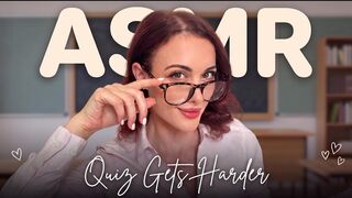 Jamie Jones: ASMR Girlfriend Roleplay | Teacher Quiz Gets Harder