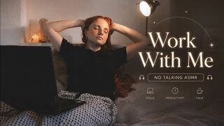 AnnTi: ASMR Cozy Work and Relax Vibes | No Talking ☁️✨