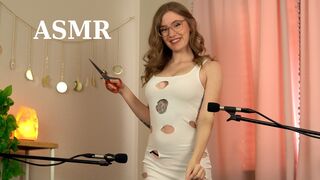 Emma Ruby: ASMR Fabric Sounds - Cutting And Scratching Fabric Sounds For Sleep And Relaxation