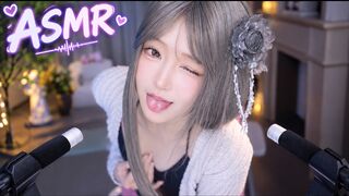 MiuMiu: ASMR Ear Licking For Insomnia 🌙💤