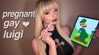 Emma's Myspace: draw with me | ASMR | pregnant luigi 🍄