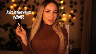 Bella Mur: ASMR Flirty boss Role play - Job interview