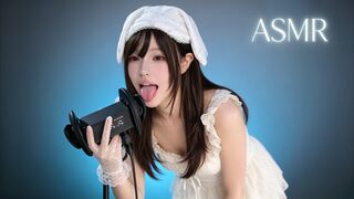 Mona ASMR: Bunny Wet Mouth Sounds & Ear Licking