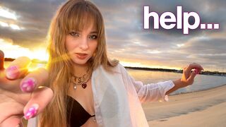ivys asmr: Fast & Aggressive ASMR At The Beach (In Public)