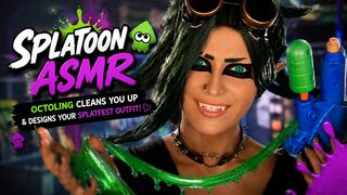 ASMR Shanny: Splatoon ASMR 🔫 | Octoling Cleans Ink Off Of You & Designs Your SplatFest Outfit🎨