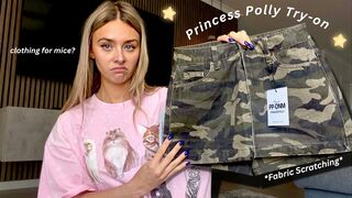 Simply Kel: A Big Fat Princess Polly Try-On Haul ASMR | Fabric Sounds & Ramble