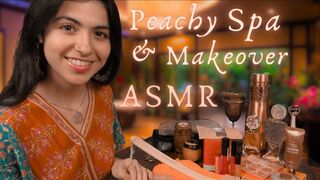 Baby Bella: Peachy Spa Makeover 🍑🫧 ASMR (exfoliation, skincare, makeup, meditation music)