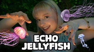 Em: ASMR | Jellyfish Trigger with Echo 🪼️✨️🫧️(Tingly Mouth Sounds and Glitter) 🪸️🌊️