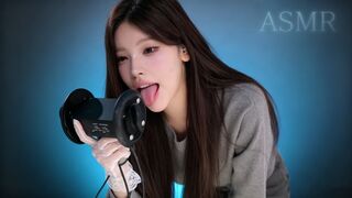 Mona: ASMR Bunny Wet Mouth Sounds & Gentle Ear Eating 😘