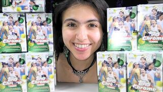 Baby Bella: Pulling Gold Novak Djokovic‼️2026 Topps Chrome Tennis! (20 Value Boxes) 🎾ASMR