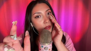 Jade: 1 Hour of ASMR mouth sounds, inaudible whispering, and inhaled whispers for SLEEP