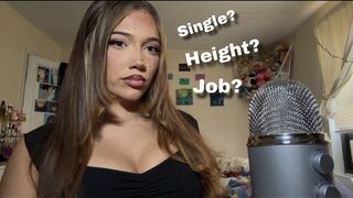 Siren: ASMR Q&A 🤍 Get to Know Me | Clicky Whisper