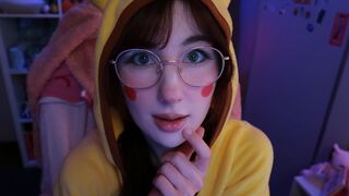 Amiipie: asmr pikachu inspects you closely and... eats you?