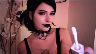 Assyria: come here, let me pamper you ♡ (goth gf asmr)