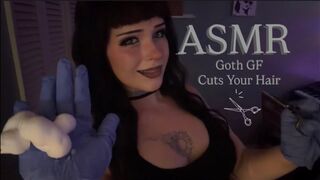 Assyria: ASMR Haircut From Your Goth Girlfriend ✂️ Barber Roleplay