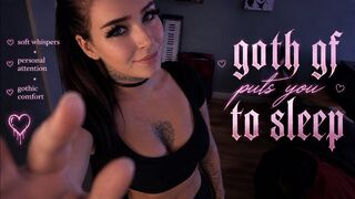 Assyria: ASMR Goth GF 💋 Mouth Sounds, Kisses, Face Brushing