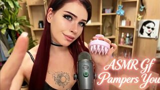 Assyria: Goth Gf Pampers You to Sleep ASMR 💕 Personal Attention, Hair Massage & Relaxation