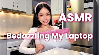 Nikki: ASMR Bedazzling My Laptop | Part 5
