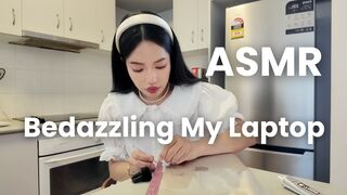 Nikki: ASMR Bedazzling My Laptop | Part 3