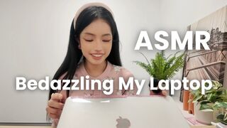 Nikki: ASMR Bedazzling My Laptop | Part 2