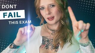 Deemonica: asmr Bratty Nurse Does Your Cranial Nerve Test