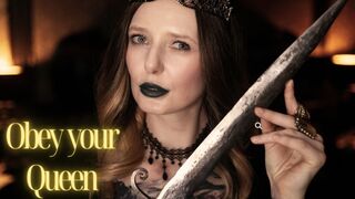 Deemonica: ASMR Evil Queen ''You kneel for me '' dominant roleplay