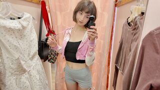 Flora Rodgers: Thrift Shopping Try On Haul ASMR (soft spoken & whisper)