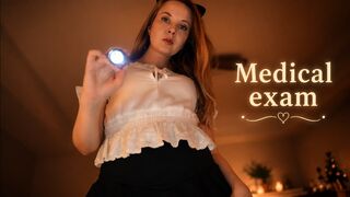 Valeriya: ASMR Your Girlfriend Gives You a Medical Exam in the bed🩺✨