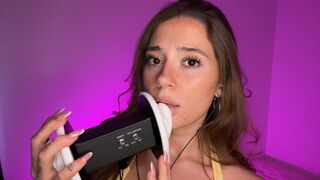 KJ Tingles: ASMR Super Tingly Mouth Sounds With The 3Dio