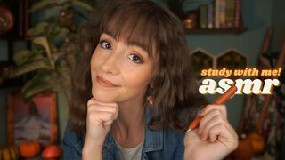 Sarah Lavender: ASMR Study with Me! 🧡 Pomodoro Style Session with Timer & Breaks (& gentle rain 🌧️)
