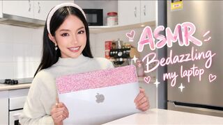 Nikki: ASMR Bedazzling My Laptop | Part 6